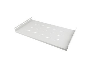 Półka do szaf 19cali 1U 27cm/120kg szary AK-1014-S