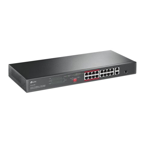 SL1218P switch 16xFE PoE+ 2xGb 1xSFP TP-LINK SL1218P switch 16xFE PoE+ 2xGb 1xSFP TP-LINK