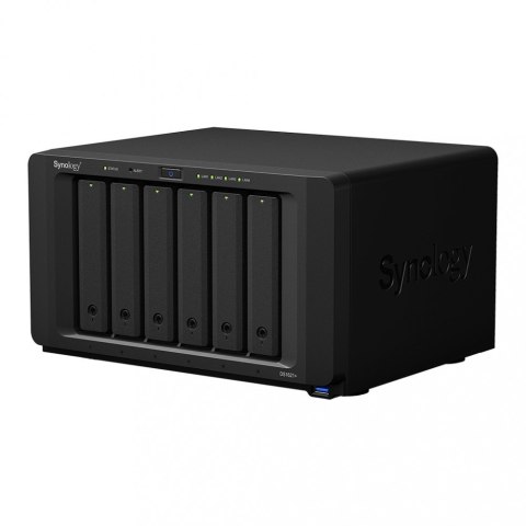 Serwer NAS DS1621+ 6x0HDD 2,2Ghz 4GB 3xUSB3.2 2xeSATA 4x1GbE 3Y Synology