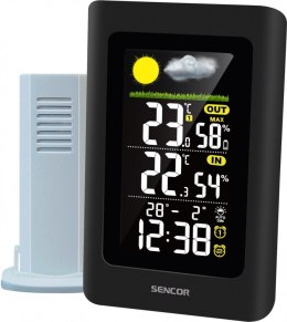 Stacja pogody SWS 4270 wyświetlacz LCD kolor Sencor