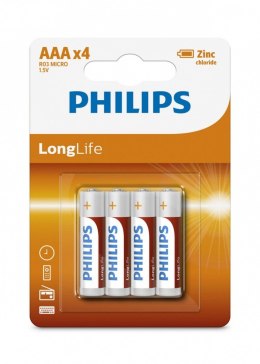 Bateria R03 AAA LONGLIF E (4 SZT BLISTER) Philips