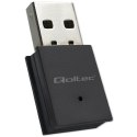 Bezprzewodowy mini adapter Wi-Fi | BT 4.0 USB | standard N Qoltec