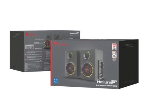 Głośniki 2.0 Helium 300BT ARGB Bluetooth Genesis Głośniki 2.0 Helium 300BT ARGB Bluetooth Genesis
