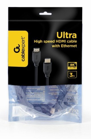 Kabel HDMI Ultra High Speed 8K Ethernet 3m Gembird