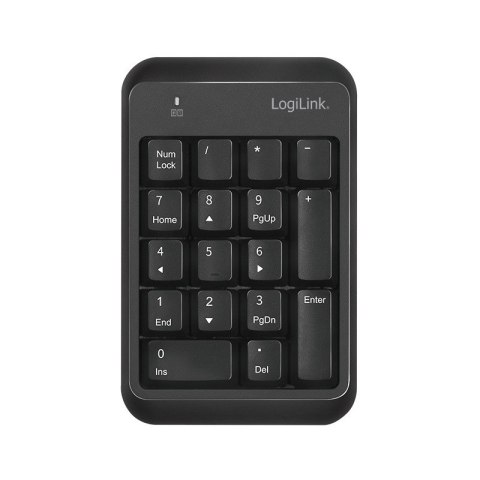 Klawiatura numeryczna Bluetooth v5.1 czarna LogiLink