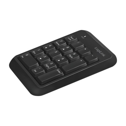 Klawiatura numeryczna Bluetooth v5.1 czarna LogiLink Klawiatura numeryczna Bluetooth v5.1 czarna LogiLink