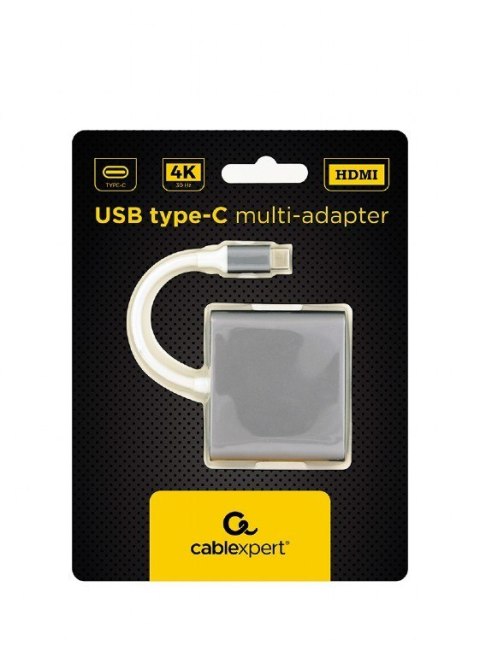 Multi-adapter USB-C- HDMI 4K, USB 3.0, PD Gembird