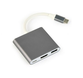 Multi-adapter USB-C- HDMI 4K, USB 3.0, PD Gembird