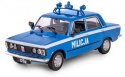 Pojazd PRL Fiat 125P Milicja Daffi