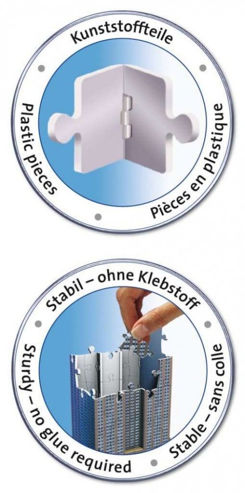 Puzzle 3D 216 elementów Empire State Building Ravensburger Polska Puzzle 3D 216 elementów Empire State Building Ravensburger Polska