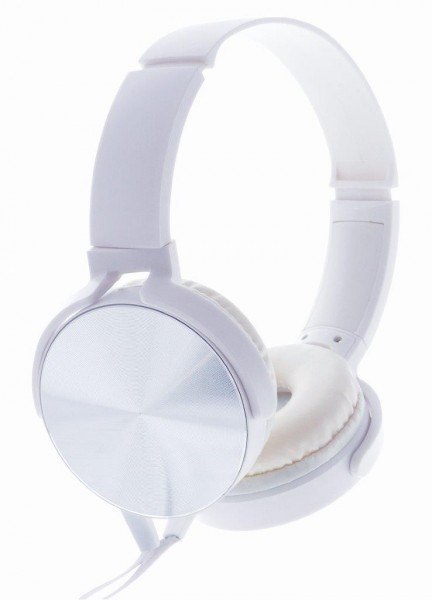Słuchawki stereo z mikrofonem Montana Białe Rebeltec Słuchawki stereo z mikrofonem Montana Białe Rebeltec