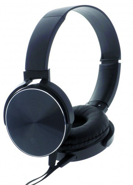 Słuchawki stereo z mikrofonem Montana Czarne Rebeltec Słuchawki stereo z mikrofonem Montana Czarne Rebeltec