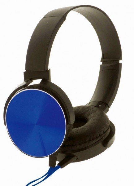 Słuchawki stereo z mikrofonem Montana Czarno-niebieskie Rebeltec Słuchawki stereo z mikrofonem Montana Czarno-niebieskie Rebeltec