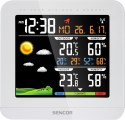 Stacja meteo SWS 5600 Biała zegar budzik Sencor
