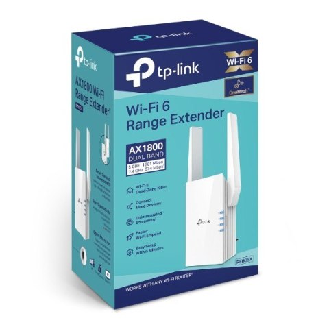 Wzmacniacz sygnału RE605X Repeater Wifi AX1800 TP-LINK Wzmacniacz sygnału RE605X Repeater Wifi AX1800 TP-LINK