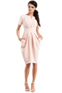 Sukienka Model MOE234 Powder Pink - Moe Hurtownia odzieży on-line, moda damska, bielizna i obuwie dla kobiet - Matterhorn.pl