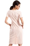 Sukienka Model MOE234 Powder Pink - Moe Hurtownia odzieży on-line, moda damska, bielizna i obuwie dla kobiet - Matterhorn.pl