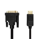 Kabel DisplayPort 1.2 do DVI 2m Czarny LogiLink