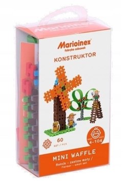 Klocki konstrukcyjne Mini Waffle - Rolnik Zestaw mały blister Marioinex