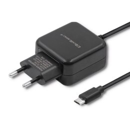 Ładowarka sieciowa 5V | 2.4A | 12W | Micro USB | Czarna Qoltec