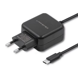 Ładowarka sieciowa 5V | 2.4A | 12W | USB typ C | Czarna Qoltec
