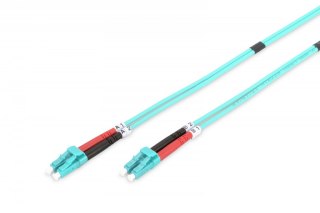 Patch cord światłowodowy FO LC-LC MM 50/125 OM3 duplex LSOH 5m Digitus