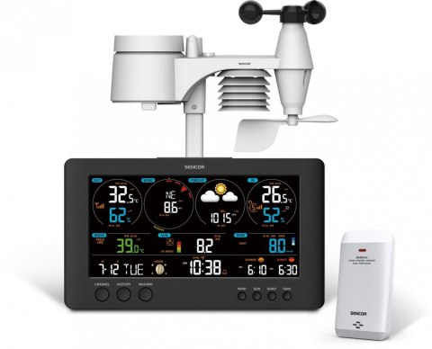 Profesjonalna stacja METEO WiFi SWS 12500 wys. LCD 21,4cm Kolor Sencor Profesjonalna stacja METEO WiFi SWS 12500 wys. LCD 21,4cm Kolor Sencor