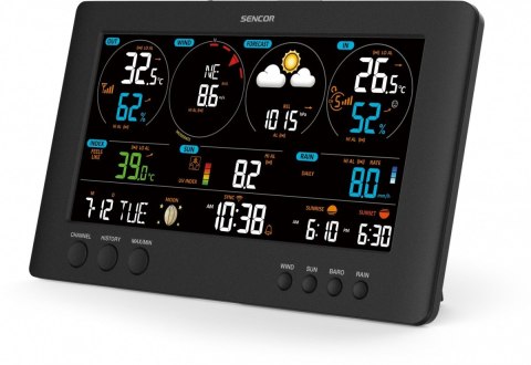 Profesjonalna stacja METEO WiFi SWS 12500 wys. LCD 21,4cm Kolor Sencor Profesjonalna stacja METEO WiFi SWS 12500 wys. LCD 21,4cm Kolor Sencor