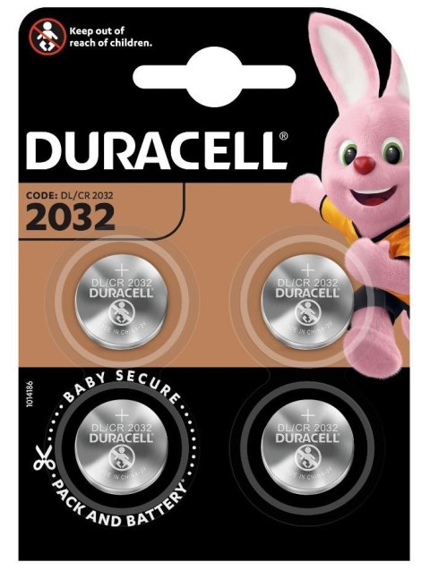 Bateria litowa CR2032 bliter 4 sztuki Duracell