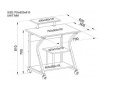Biurko komputerowe Compact Techly