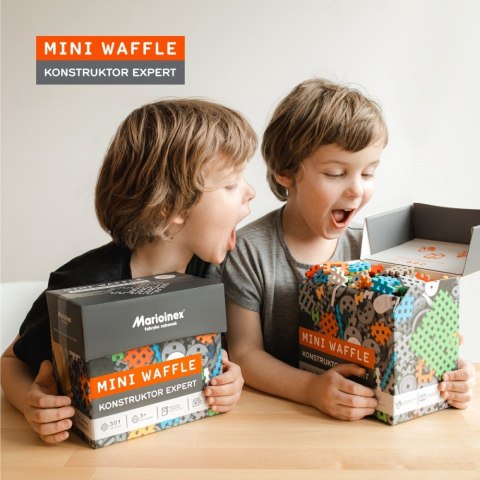 Klocki Mini Waffle Konstruktor 301 elementów Marioinex Klocki Mini Waffle Konstruktor 301 elementów Marioinex