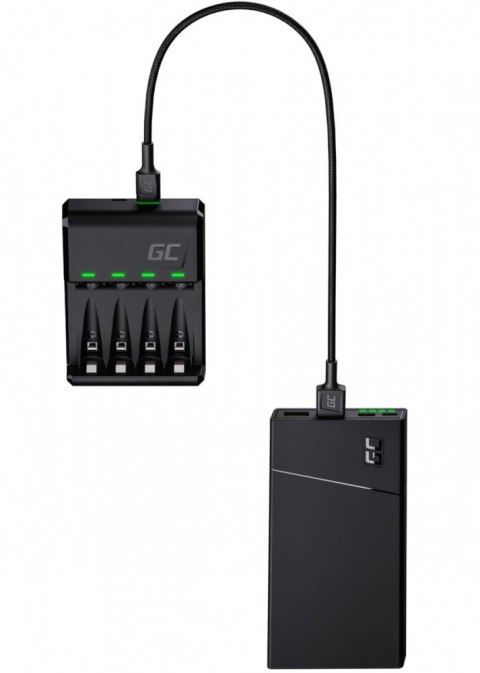 Ładowarka VitalCharger + 4x akumulatory AAA 800mAh Green Cell Ładowarka VitalCharger + 4x akumulatory AAA 800mAh Green Cell