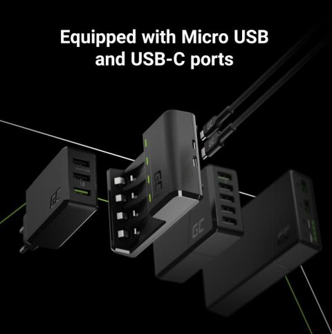 Ładowarka VitalCharger do akumulatorów AA / AAA Ni-MH USB-C Green Cell Ładowarka VitalCharger do akumulatorów AA / AAA Ni-MH USB-C Green Cell