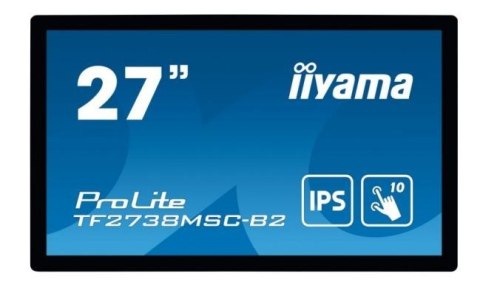Monitor wielkoformatowy 27 cali TF2738MSC-B2 IPS,FHD,DVI,DP,HDMI,2x3W,poj.10p,IP1X IIYAMA