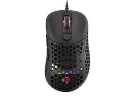 Mysz Xenon 800 lekka 16000 DPI podświetlenie RGB dla graczy lekka Czarna Genesis