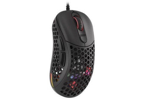 Mysz Xenon 800 lekka 16000 DPI podświetlenie RGB dla graczy lekka Czarna Genesis