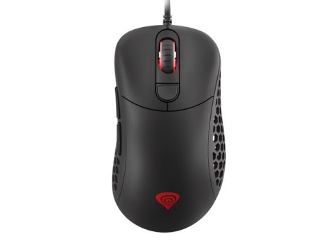 Mysz Xenon 800 lekka 16000 DPI podświetlenie RGB dla graczy lekka Czarna Genesis