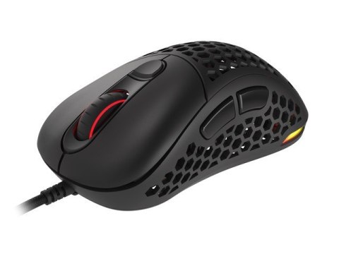 Mysz Xenon 800 lekka 16000 DPI podświetlenie RGB dla graczy lekka Czarna Genesis