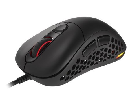 Mysz Xenon 800 lekka 16000 DPI podświetlenie RGB dla graczy lekka Czarna Genesis