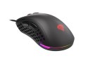 Mysz Xenon 800 lekka 16000 DPI podświetlenie RGB dla graczy lekka Czarna Genesis