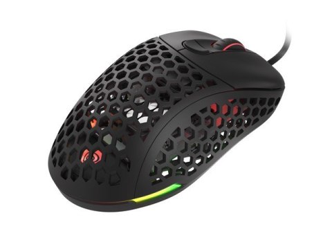 Mysz Xenon 800 lekka 16000 DPI podświetlenie RGB dla graczy lekka Czarna Genesis
