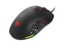 Mysz Xenon 800 lekka 16000 DPI podświetlenie RGB dla graczy lekka Czarna Genesis