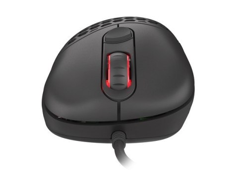 Mysz Xenon 800 lekka 16000 DPI podświetlenie RGB dla graczy lekka Czarna Genesis
