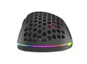 Mysz Xenon 800 lekka 16000 DPI podświetlenie RGB dla graczy lekka Czarna Genesis