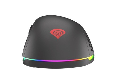 Mysz Xenon 800 lekka 16000 DPI podświetlenie RGB dla graczy lekka Czarna Genesis