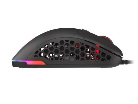 Mysz Xenon 800 lekka 16000 DPI podświetlenie RGB dla graczy lekka Czarna Genesis