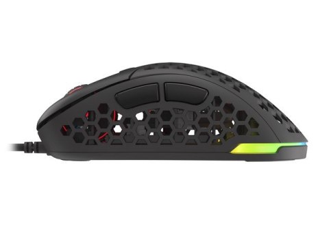 Mysz Xenon 800 lekka 16000 DPI podświetlenie RGB dla graczy lekka Czarna Genesis