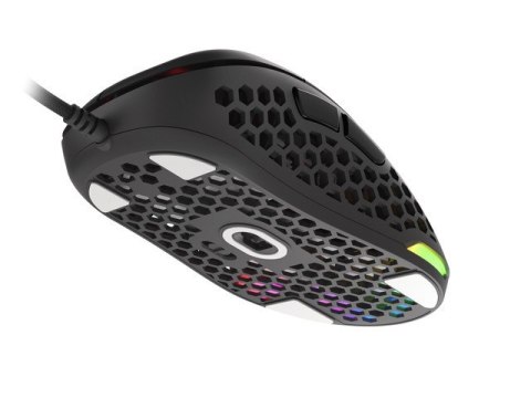 Mysz Xenon 800 lekka 16000 DPI podświetlenie RGB dla graczy lekka Czarna Genesis