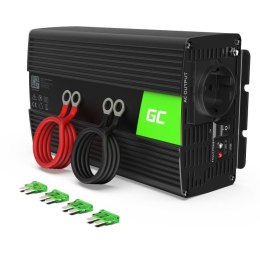 Przetwornica Napięcia Inwerter 12V na 230V 1000W/2000W Modyfikowana sinusoida Green Cell