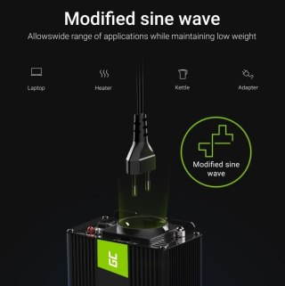 Przetwornica Napięcia Inwerter 12V na 230V 1000W/2000W Modyfikowana sinusoida